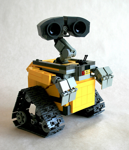 Wall-E built by Angus MacLane